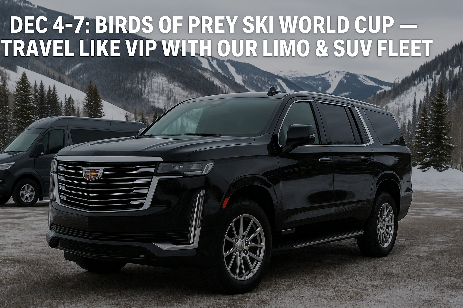 limo rental Vail CO Birds of Prey
