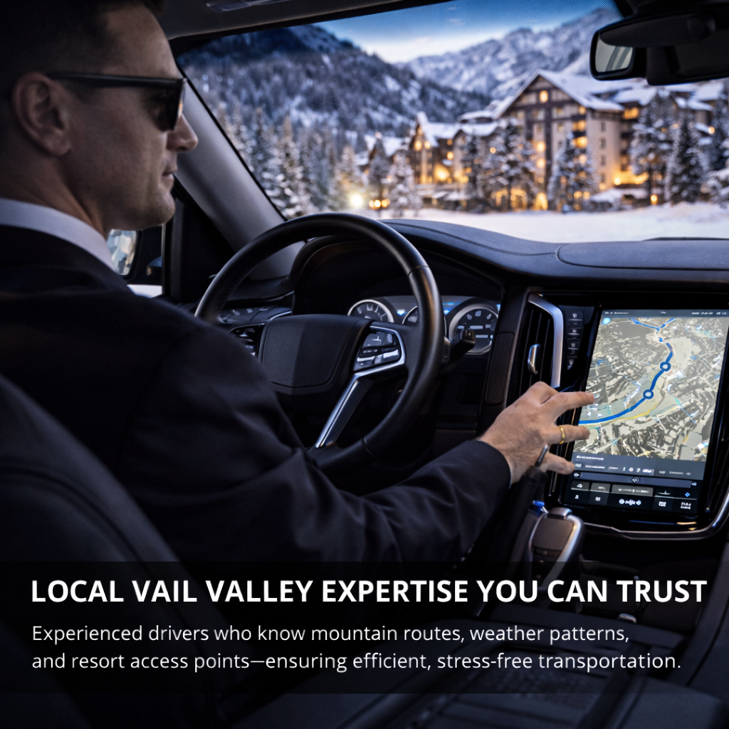 Local Vail Valley Expertise - Black Car service Vail Co