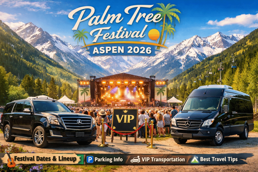 Palm Tree Festival Aspen transportation