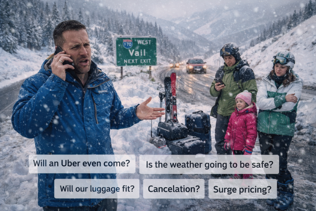 denver airport to vail uber, uber vs private car vail