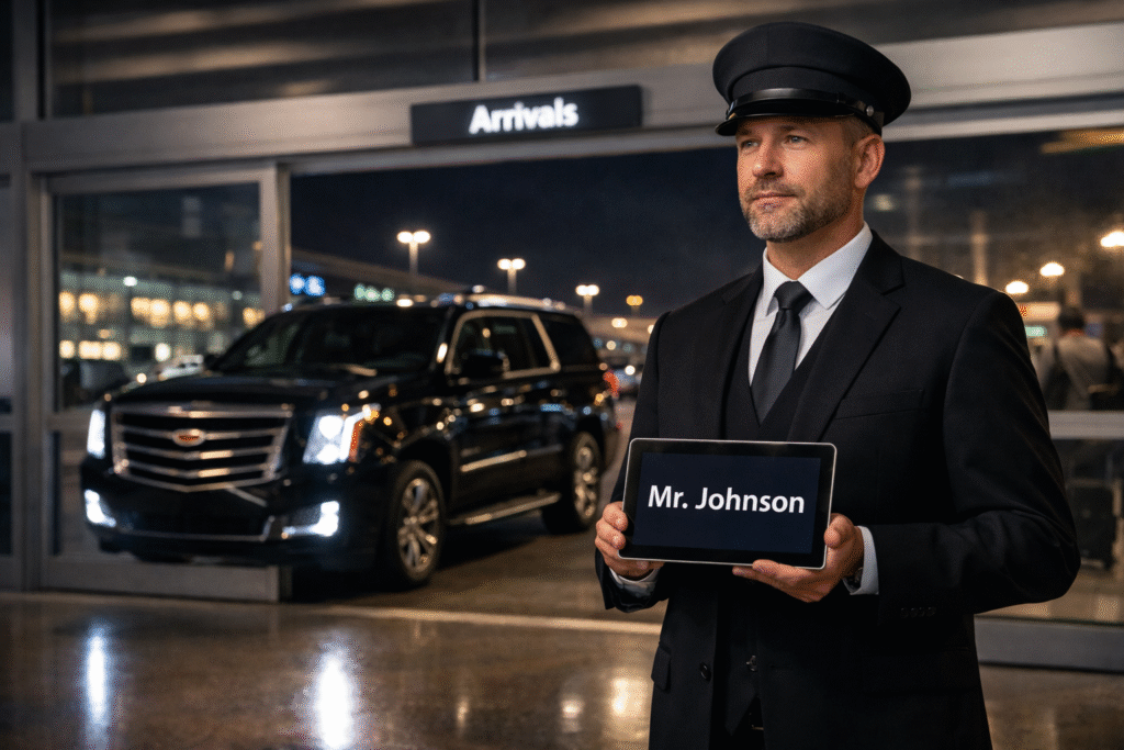 flight delay airport car service