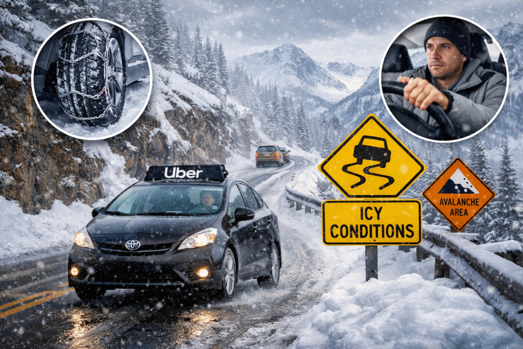 uber mountain driving colorado