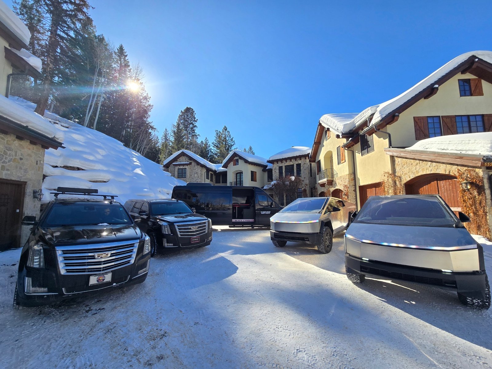 Black Car vehicles at Vail vacation rental